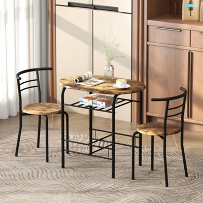 B&Q -  Breakfast Bar Table And Stools SetDining Room Set With Shelf