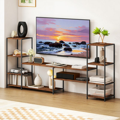 B&Q -  Tv Unit For Tvs Up To 60 InchesIndustrial Tv Stand With Shelves