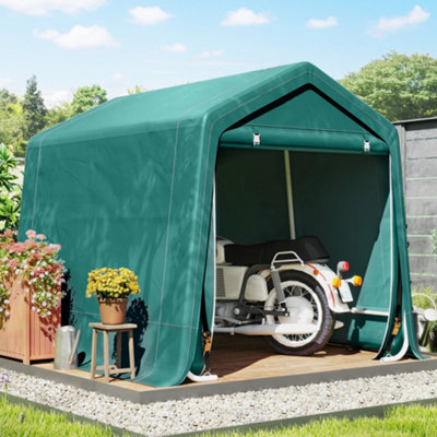 B&Q -  Outdoor Garden Storage Shed Waterproof Bike Tent W/ Zipper Doors