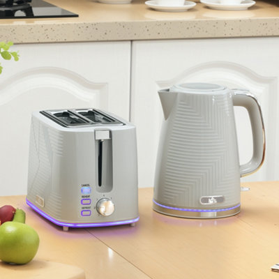 B&Q -  Rapid Boil Kettle And Toaster Set Crumb Tray1.7L 3000W