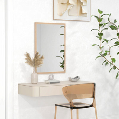 Homcom (L) Wall Bathroom Mirror For Home Decor, Vanity Mirror - Image 7