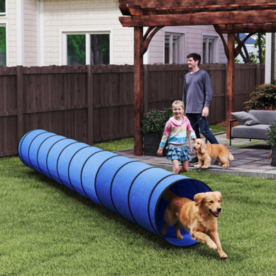 B&Q -  Dog Tunnel 500Cm Foldable Play Tunnel With 6 Ground Pegs And Bag