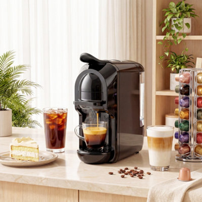 B&Q -  Pod Coffee Machine For Nespresso And Dolce Gusto Capsule19 Bar