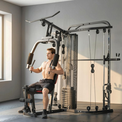 B&Q -  Home Gym Smith Machine With 65Kg Weight Stack