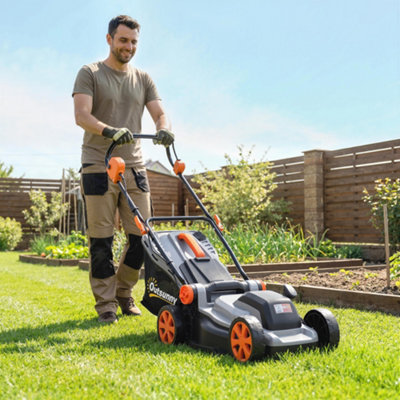 B&Q -  18V Cordless Lawnmower With 2 X 4Ah Batteries And Charger