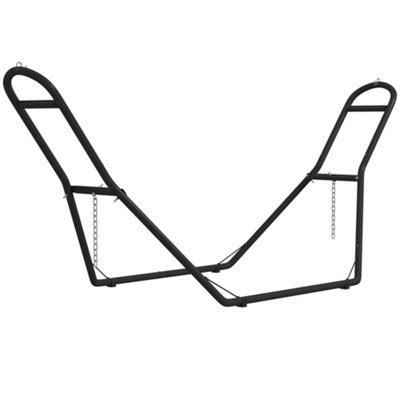Outsunny 9Ft Hammock Stand Adjustable With Non-Slip Feet150 Kg Capacity from B&Q