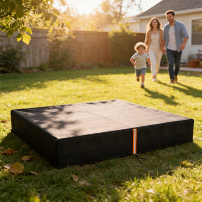 Aiyaplay Sandbox CoverSquare Sandpit Cover With Drawstring & Elastic Band from B&Q