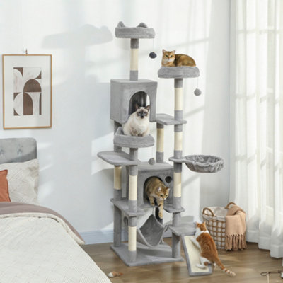 Pawhut Cat Tree192 Cm Multi-Level Cat Tower For Indoor Kittens from B&Q