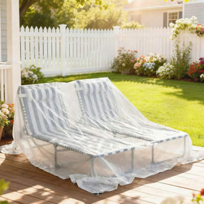 B&Q -  3 X 5M Waterproof Tarpaulin140Gsm Tear-Resistant Pe Tarp