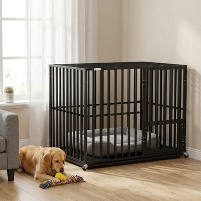 B&Q -  Heavy Duty Dog CrateDog Cage With Wheels For Medium Large Breeds