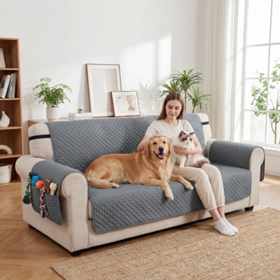 B&Q -  Waterproof Sofa Cover 3 SeaterSoft Couch Cover For Dogs Cats Pets