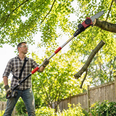 Outsunny Cordless Pole Chainsaw1.94M/2.56M Electric Chainsaw from B&Q