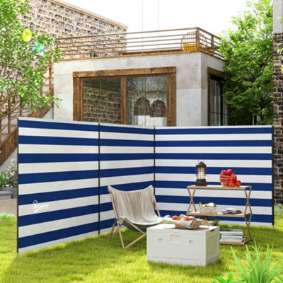 Outsunny Camping Windbreak Portable Wind Blocker Privacy Wall540Cm X 150Cm from B&Q