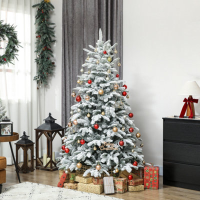 Rackhams 5 Ft Artificial Christmas Tree With 717 Branches, Hinged Xmas Tree - 119 X 119 X 180 Cm - Image 10