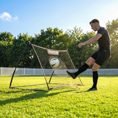 Sportnow Football Rebounder Net With Carry Bag And Ground Stakes from B&Q