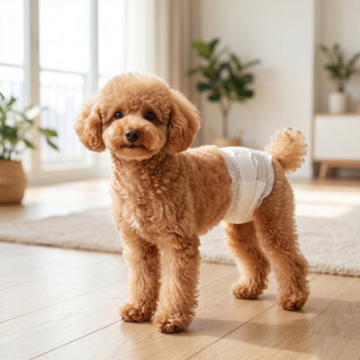 Pawhut Dog Diapers Super Absorbent For Male Dogs Size S