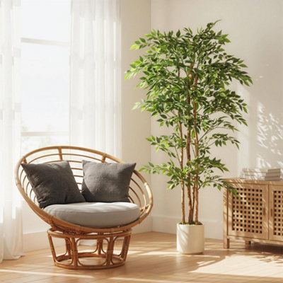 Homcom 180Cm Artificial Ficus TreeFaux Plant For Home Decor from B&Q