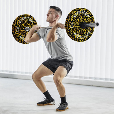 Sportnow Olympic Weight Plates With 5Cm HolesFor Weight Lifting2 X 15Kg from B&Q