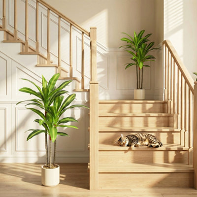 Homcom 90Cm Lifelike Fake Tree With Bendable Trunks For Home DecorGreen from B&Q