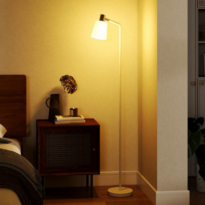 HOMCOM Standing Lamp with Rotatable Head, Modern Floor Lamp, White | Size: 140cm - Image 8