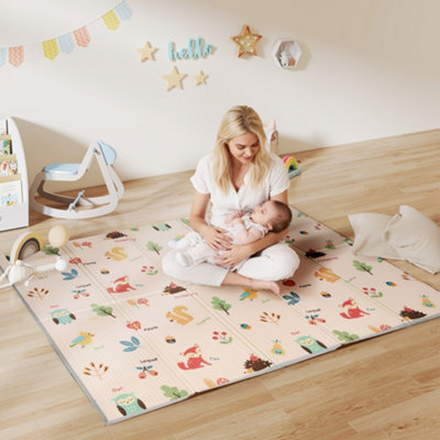 Aiyaplay Unisex Multicolor Foldable Baby Play Mat, Waterproof Activity Playmat | Size: 1.4M - Image 4