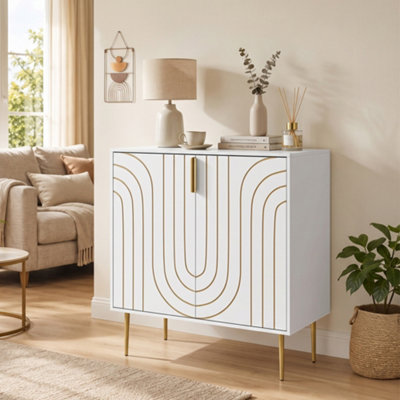 B&Q -  Modern Kitchen Cupboard With 2 Doors And Adjustable ShelfWhite