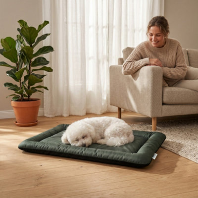 B&Q -  Waterproof Dog Bed Foldable Washable With Anti-Slip BottomGreen