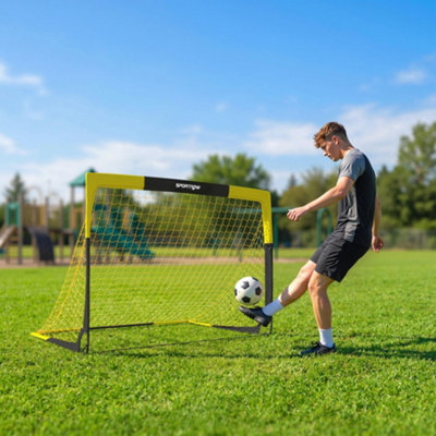 Sportnow Unisex Yellow Pop Up Football Goal, Portable Folding Football Net In - Image 5