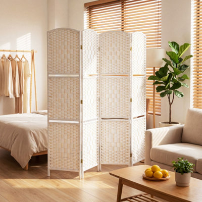 Rackhams White Freestanding Privacy Screen, 160 X 170Cm - Image 6