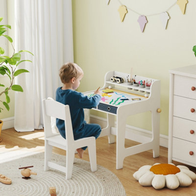 B&Q -  Art Table And Chair Set For Children With Drawers