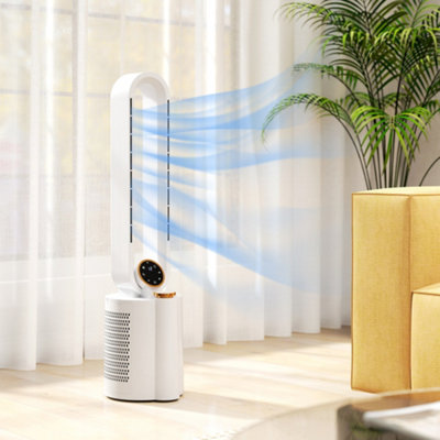 Homcom Bladeless Tower Fan With Uv Sterilisation & HumidifierOscillation from B&Q
