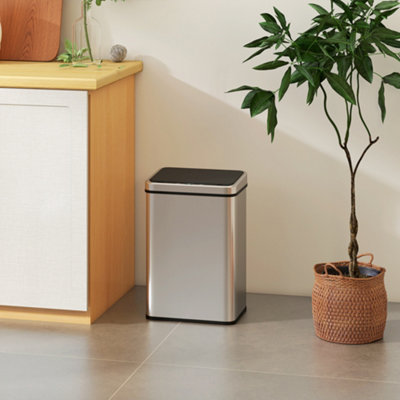 Rackhams Kitchen Bin With Fast Motion Sensor, 40L Stainless Steel Sensor Bin - Image 8