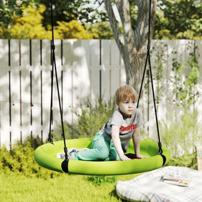 Aiyaplay Nest Swing Set100Cm Saucer Tree Swing Set For KidsGreen from B&Q