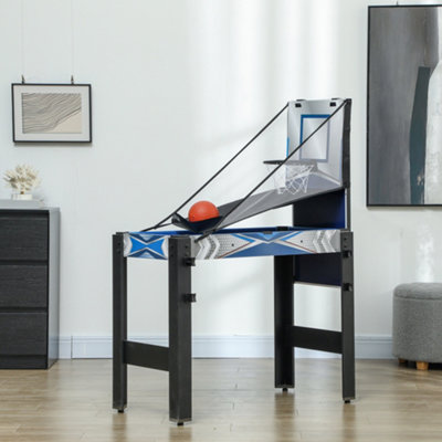 B&Q -  5-In-1 Multi Games TableMini Combo Sports Game TableBlue