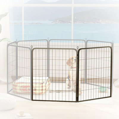 Pawhut 2 Piece Expansion Pack Dog Pen For 80Cm High Animal Pen - Image 4