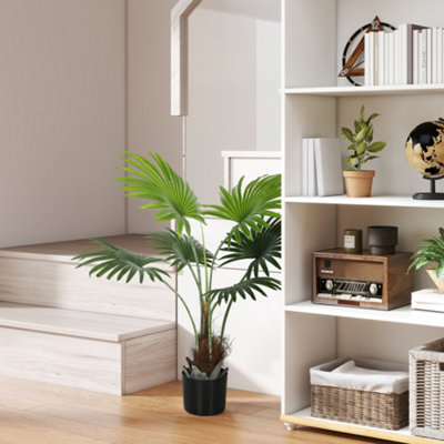 Homcom Artificial Tree Plant With Peva Leaves And Coir For Home Office from B&Q