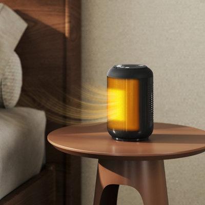 Homcom Ceramic Electric Heater1500W Fan Space HeaterBlack from B&Q