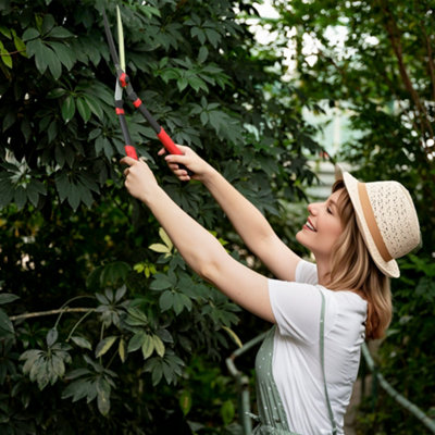 Outsunny Garden Shears, 63.5 Cm Hedge Shears With Razor-Sharp Blades