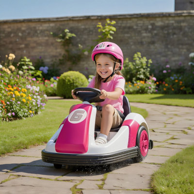 Tommy Toys Kids Ride On Bumper Car - Large - Pink - Image 8