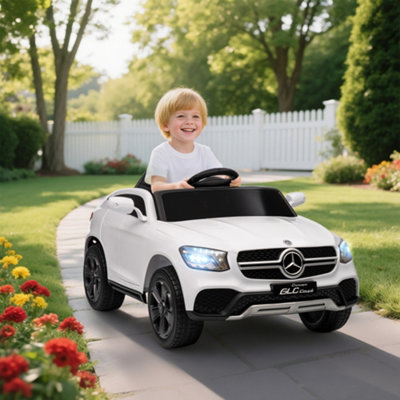 Aiyaplay Mercedes-Benz Glc Licensed Kids Ride On Car With RemoteWhite