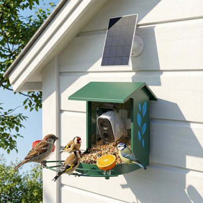 Pawhut Smart Bird Feeder Camera With Ai Identifies 16,000+ Bird Species from B&Q