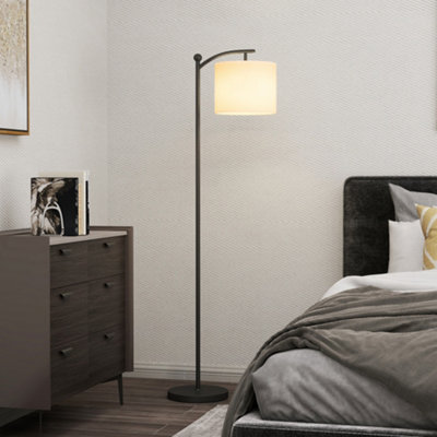 B&Q -  Led Floor Lamp With Dimmable Colours Temperature & BrightnessBlack