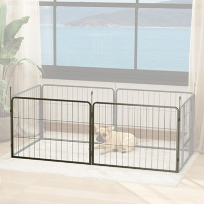 B&Q -  2 Piece Dog Pen Expansion Pack For 60Cm High Pet Playpen For S Dogs