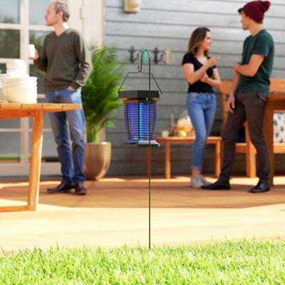 B&Q -  2-In-1 Electric Fly Zapper With Uva LightHanging Garden Lantern