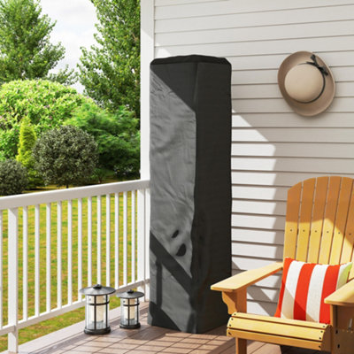 B&Q -  Heavy Duty Gas Pyramid Outdoor CoverBlack