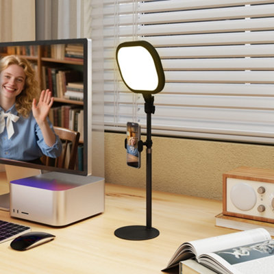 Homcom Bedside Table Lamp With 5 Colour Modes & 10 Brightness LevelsBlack from B&Q