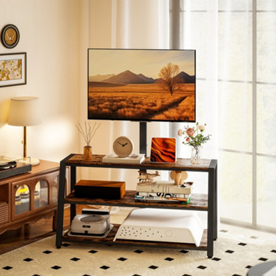 B&Q -  Tv Stand Cabinet With Swivel Bracket For 3270 Inch Tvs