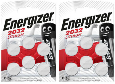 Energizer Cr2032 Lithium BatteriesPack Of 12 from B&Q
