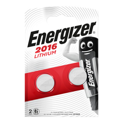 Energizer Cr2016 Lithium Battery - Pack Of 2