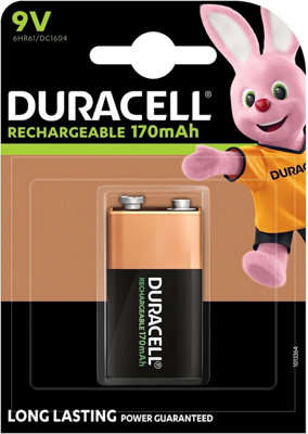Duracell 9V 170Mah Rechargeable Battery - Pack Of 1